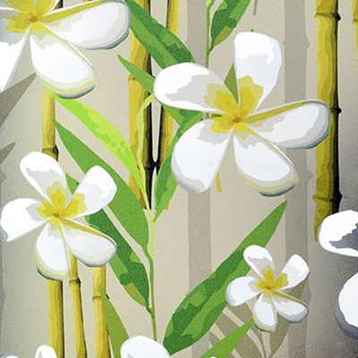 Floral τυπωμένο διακοσμητικό SGS προστασίας ιδιωτικότητας ταινιών γυαλιού παραθύρων μπαμπού